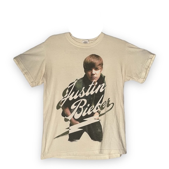 T-shirt Justin Bieber Believe Tour 2012 - Noir - Taille M - Occasion Très Bon état